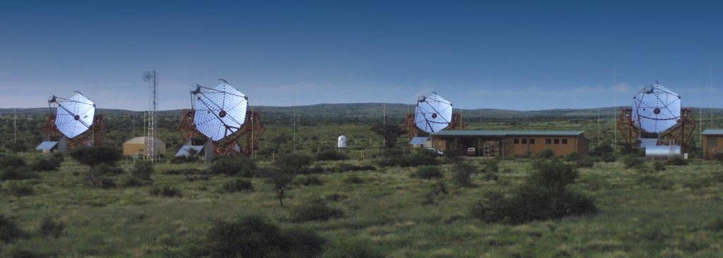 H.E.S.S. (High Energy Stereoscopic System) Four 13 meter telescopes have been operating since 2004.