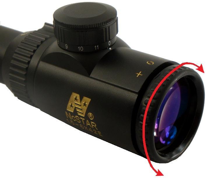 Your NCSTAR Scope is factory set with a Centered Reticle necessary for efficient sighting-in.