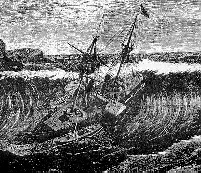 Tsunami, 1867, U.