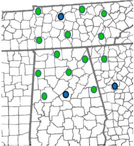 NOAA UAS TAISRR Objectives Objective #1: Meteorological Observations Current Upper Air Observation Network Picket Fence Regional Network: Central Tennessee Valley