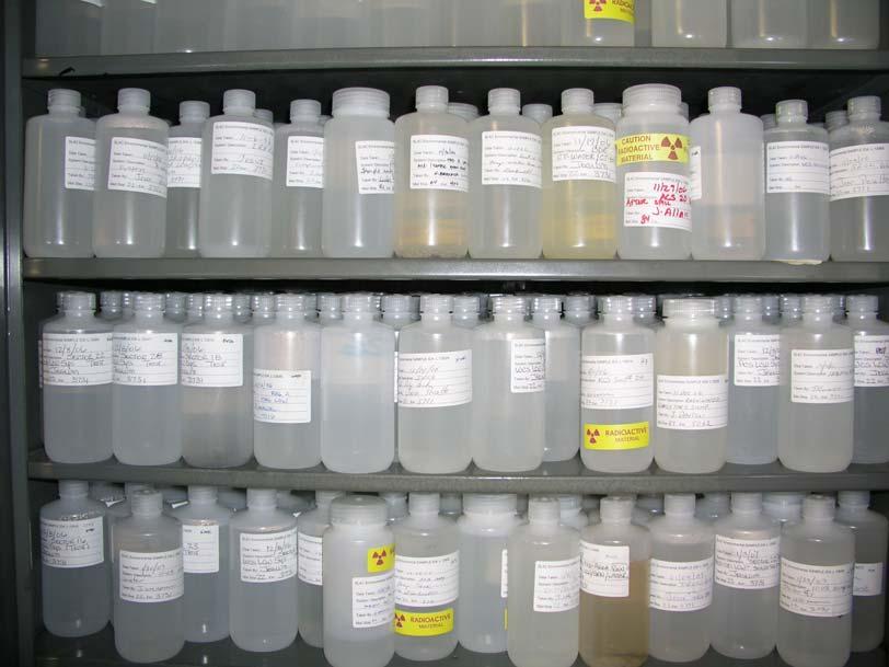 Sample Storage Samples are stored in