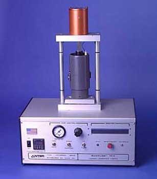 Using special sample fixtures, pastes, films, liquids, and samples through melting can be tested.