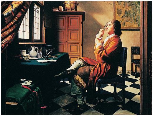 1 Antoni van Leeuwenhoek (lay-won-hook) 1674: First to