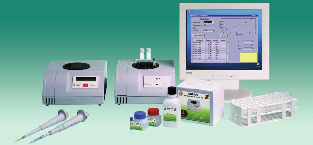 ToxTracer The ToxTracer system is one of the fastest and most efficient microbiotests for monitoring the presence and toxicity of chemical components.