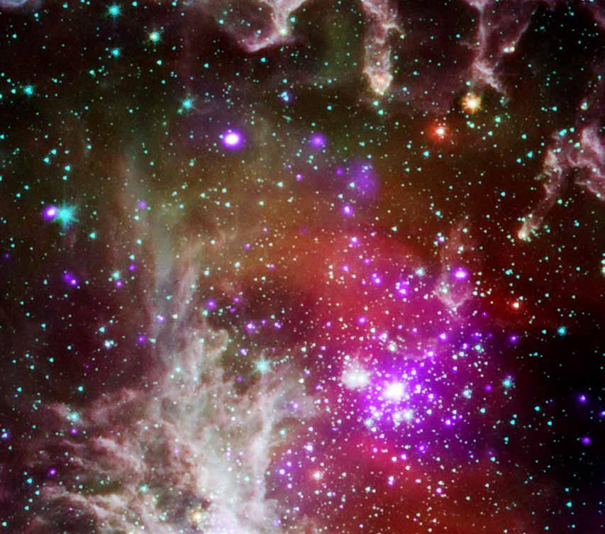 NGC 281 High-mass stars are responsible for much of the energy pumped into a galaxy over its lifetime.