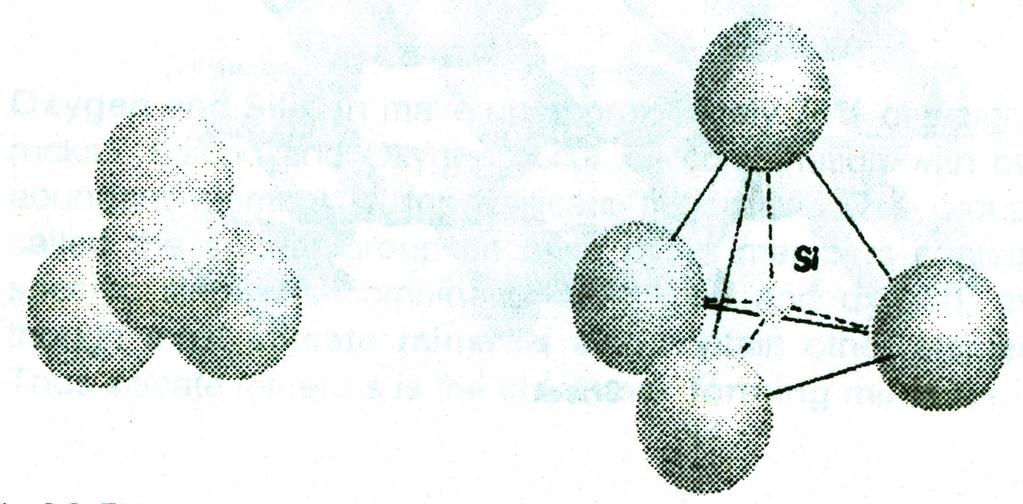 The silicon-oxygen tetrahedron is the basic building block of the silicate minerals.