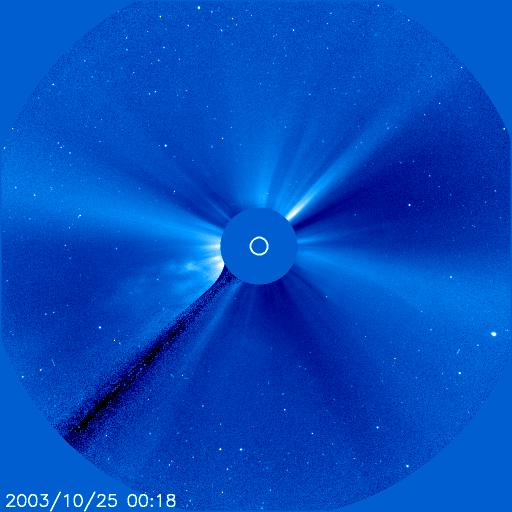 Coronagraph III. Sun Coronal mass ejection (CME) 25-31 Oct.