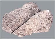 They differ from terrestrial rocks in being relatively