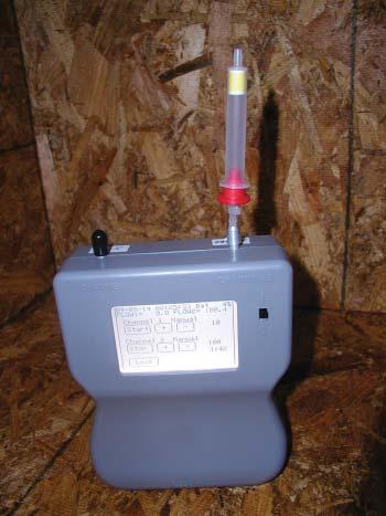 Air Sampling. A single DNPH cartridge was attached to the GERSTEL GSS hand-held sampler and the interior air of a constructed plywood box (2 ft. x 2 ft.