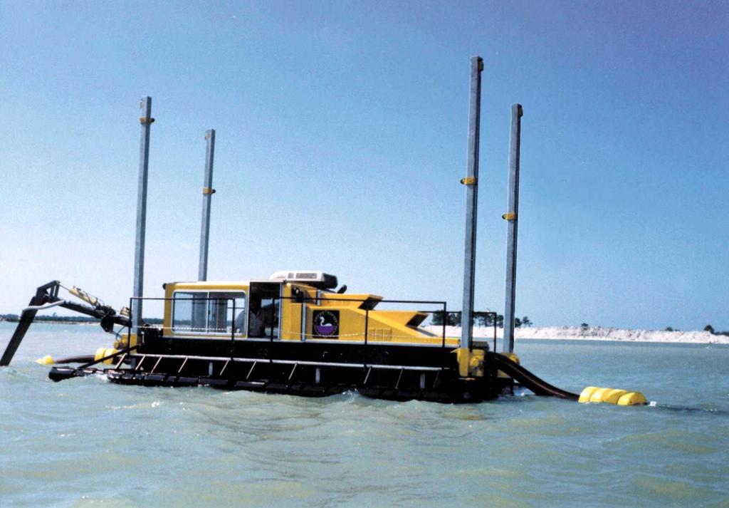 Preferred Alternative: Sediment Removal Using a Hydraulic Dredge A hydraulic dredge operates like a large vacuum cleaner, breaking up the sediment with augers or cutting heads and removing it with