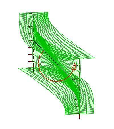 Page2 Deformation Bending in flanges Equivalent view of the top flange