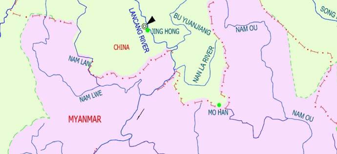 Hydrological data 1960 2007: MRC hydrological data at Chiang Saen and Luang Prabang