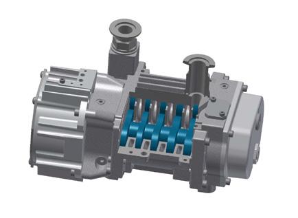This auxiliary vacuum pump not only maintains an oil-free environment inside the vacuum lines, it also eliminates the tedious