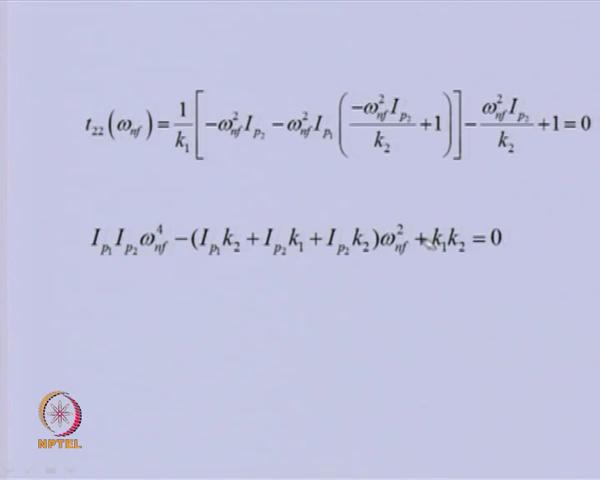 So, t 1 2 is on this quantity and second equation will give us t 2 2, t naught. So, t 2 2 is this one.