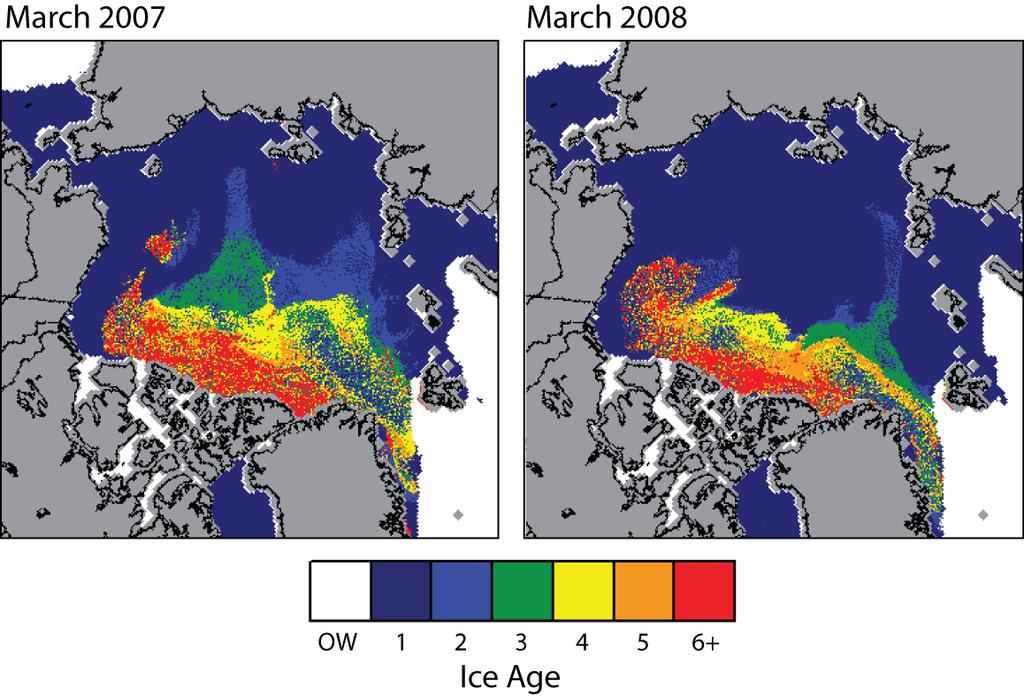 Conditions for 2008: Ice Age Data from C. Fowler and J.