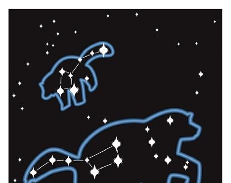 Native American legends: Bowl of the Big Dipper is a giant bear Stars in handle are three