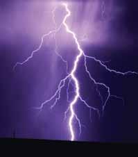 Florida has almost three times more lightning strikes