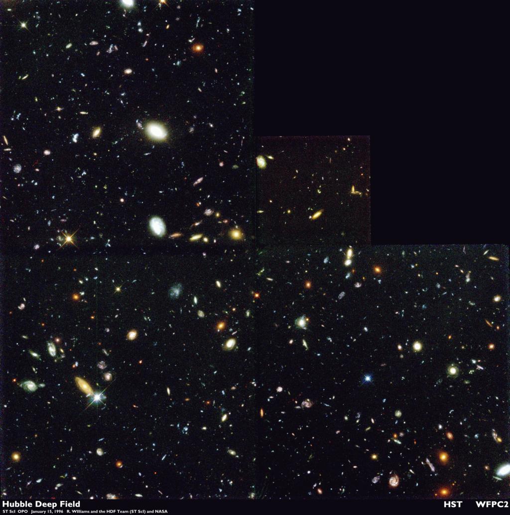 Hubble Deep Field North 0.139 0.752 1.355 Chandra HST 0.960 0.089 0.475 0.