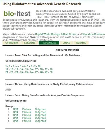 3 Using Bioinformatics to Study Evolutionary Relationships Instructions Student Researcher Background: Making and Using Multiple Sequence Alignments One of the primary tasks of genetic researchers is