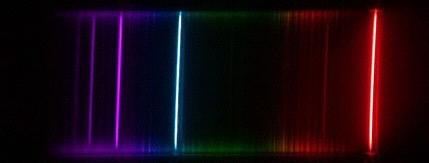Emission Spectrum This is a Hydrogen Emission spectrum Each line is due to a specific transition of electrons from a