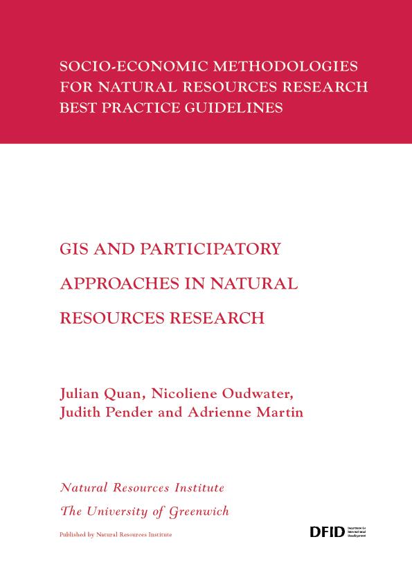 Quan, J, Oudwate, N, Pender, J and Martin,A 2001. GIS And Participatory Approaches In Natural Resources Research.