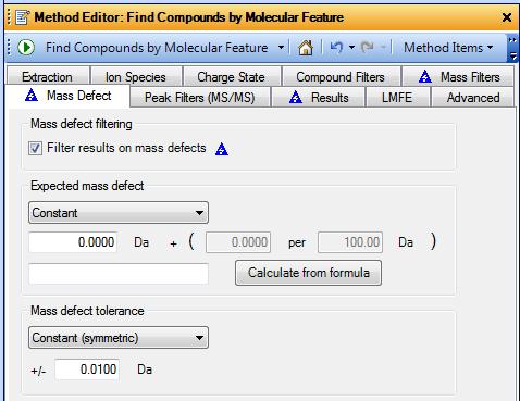 Method Editor MFE (cont d) Similar