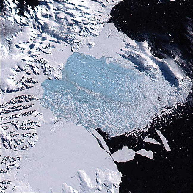 Larsen B Ice Shelf disintegration, February-March 2002 ʻDisintegrationʼ style break-up Not all retreat