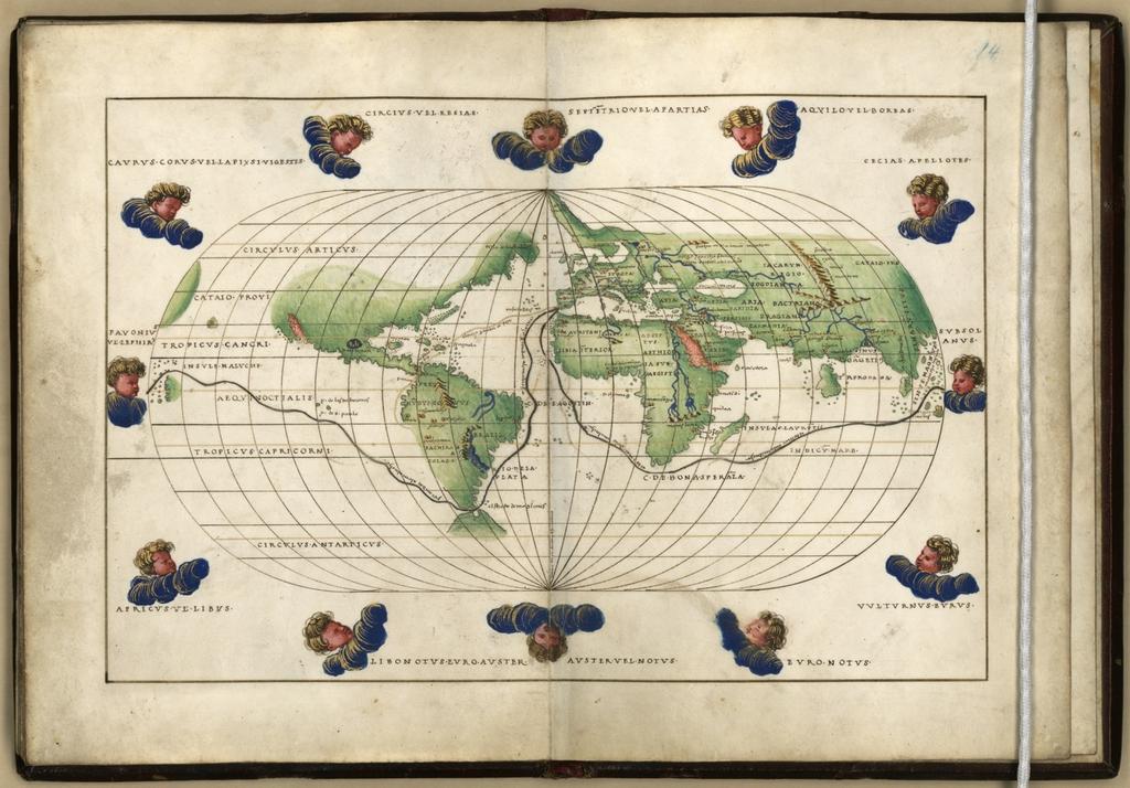 Battista Agnese s Portolan Atlas (1544) Map of the