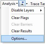 Select Analysis Options Switch the Results format to