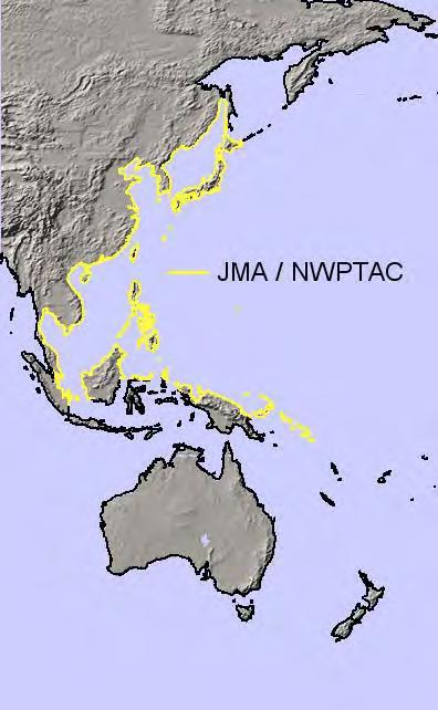 METWSG/4-SN No. 6-4 - Fig 1: JMA/NWPTAC areas of responsibility Fig 2: