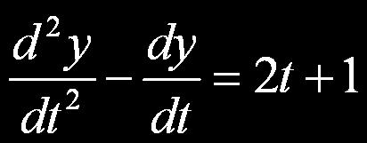 Solving Differential Equations Example Solving linear differential equations with constant coefficients: To find the general solution (involving
