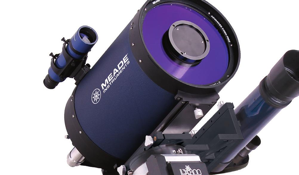 Precision Machined German Equatorial Mount zero image-shift focusing system with a two-speed, 7:1 control that rigidly holds the primary mirror (patent pending).