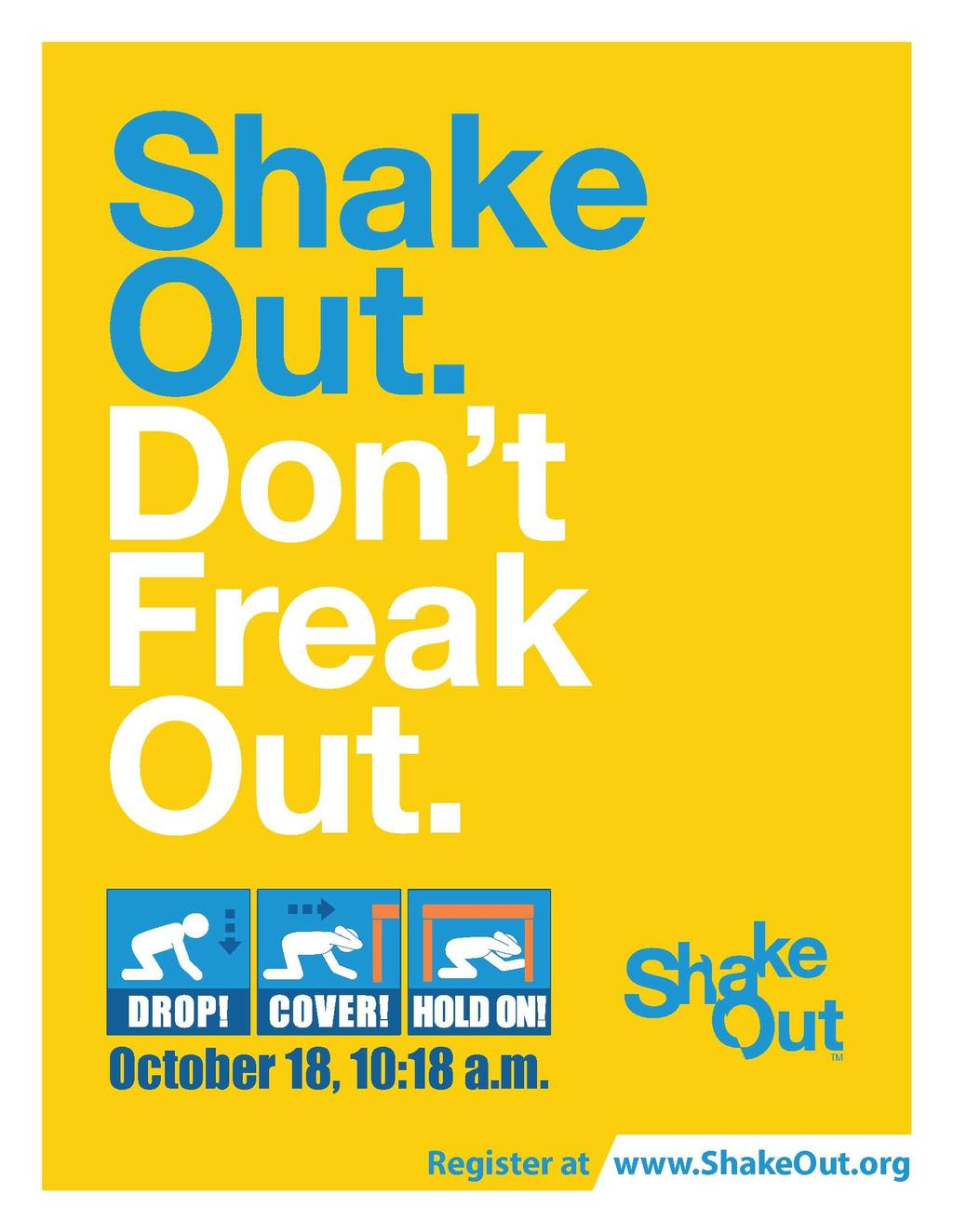 Register to participate at: https://www.shakeout.