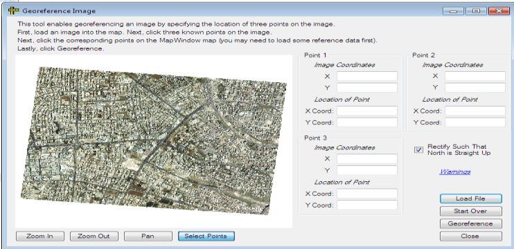 - Georeferencing: The correct location and shape of features need a framework for defining real-world locations, using established coordinate system, such as Cartesian coordinate system (before or