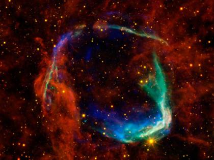 Chandra Observatory X-ray image, Spitzer, WISE