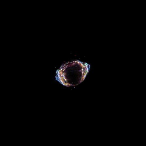 Chandra Observatory X-ray Image of G1.9+0.3 Youngest supernova detected in the Milky Way ~ 140 years old.