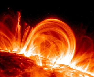 Solar dynamo (2/2) TRACE solar mission (NASA) UV image