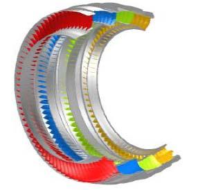 6 Industrial examples Stator of a
