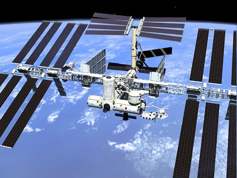 1) 1998 ISS was placed in orbit 2) Main source of power for ISS is solar energy 3) $$ 150 billion will