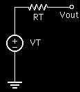 Fig. 3: R-2R DAC equivalent circuit. Using this model for the R-2R DAC circuit and assuming that RT = 1kΩ, design a circuit that would provide an output voltage that swings from -1.