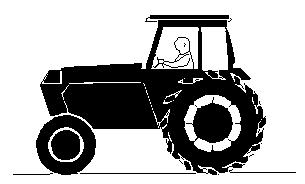 8 (a) The diagram below shows a moving tractor. The forward force from the engine exactly balances the resisting forces on the tractor. (i) Describe the motion of the tractor.