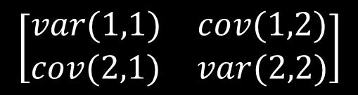 scalar-valued mean and varance to