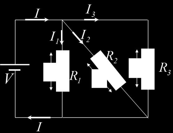 parallel Resistors in series: Derivation: 1 3 I I1 I I 3