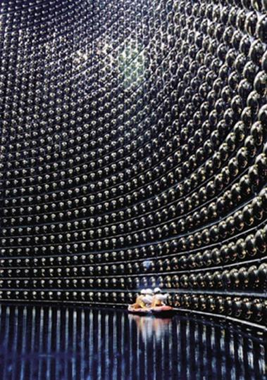 40 Super K, a big honking neutrino detector Deep