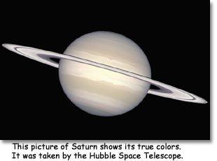 2. Saturn a. 6th closest to the sun 1) 1.4 billion km away (5.