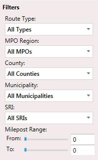 Filter by Specific Region or Location Route Types: All Types MPO US Region: Routes NJ Routes