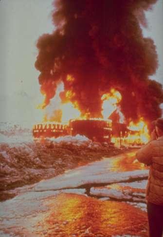 Resulting fires #15 Great Alaska Earthquake March 28, 1964 Valdez, Alaska