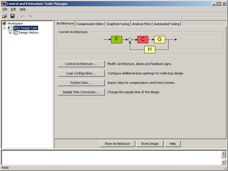 ECE 3 Linear Control Systems Winter - Figure : Control and Estimation Tools Manager.