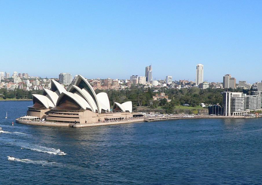 A panoramic view of Sydney,