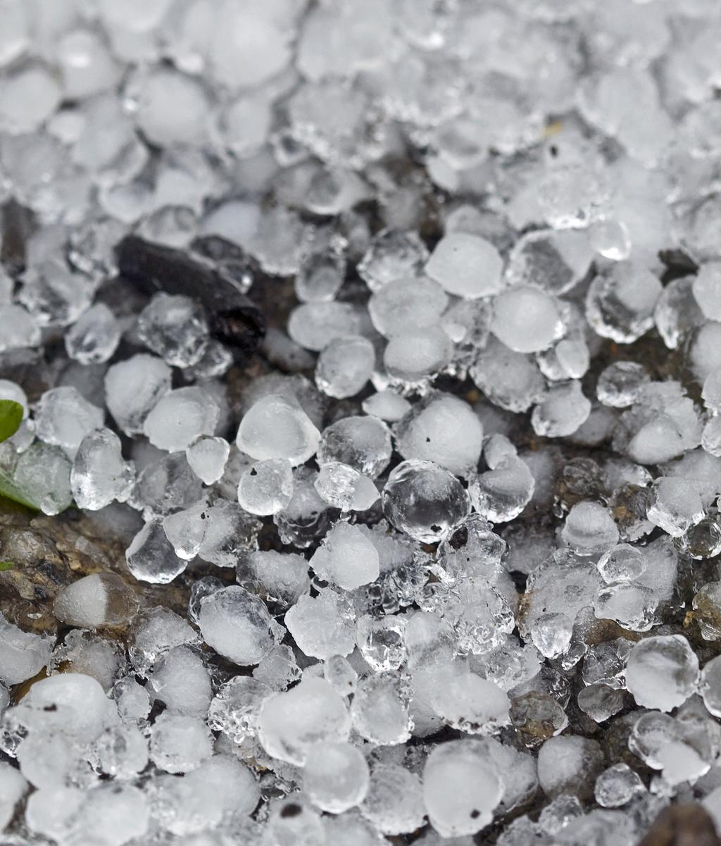 HAIL Hailstorm outbreaks can last for several days and affect multiple states and territories, but individual swaths may last for just minutes and devastate highly localized areas.